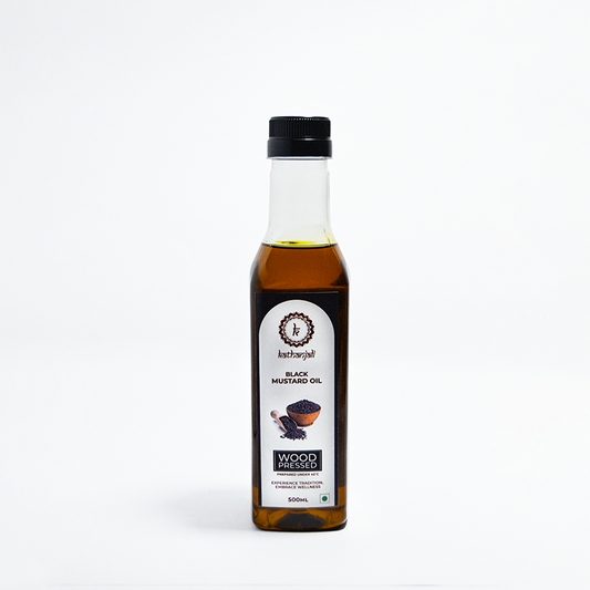 Wood Pressed Black Mustard Oil - 500 ML